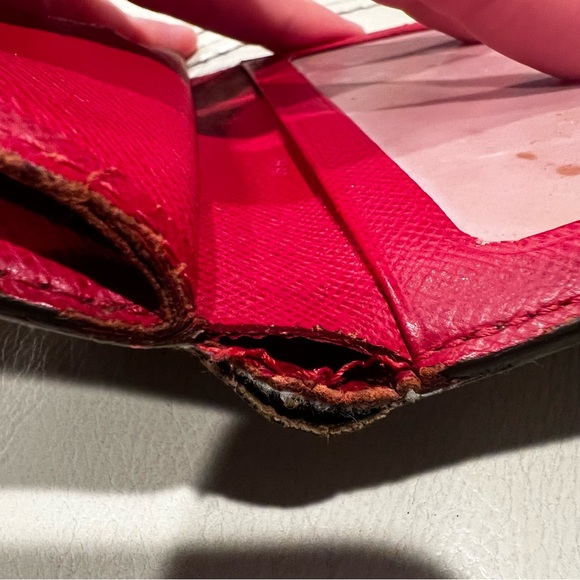 LOUIS VUITTON Trifold Wallet Koala Damier Brown Gold Hardware TN0190 FLAWED - Picture 14 of 16